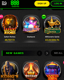888casino mobile screenshot