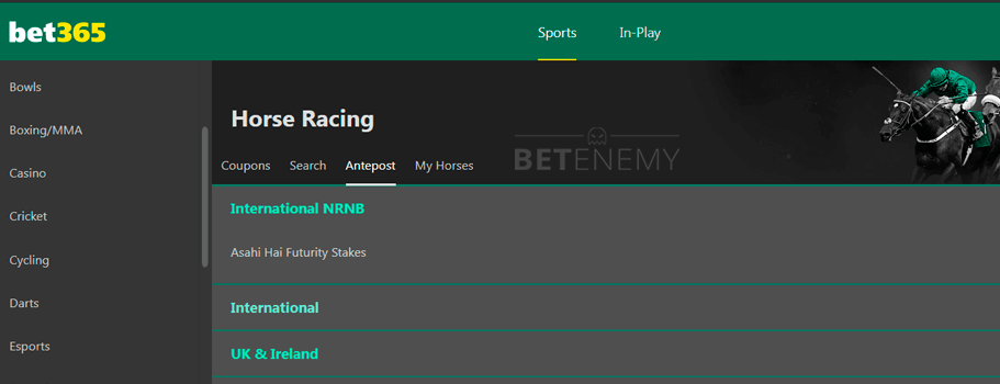 Bet365 derby betting