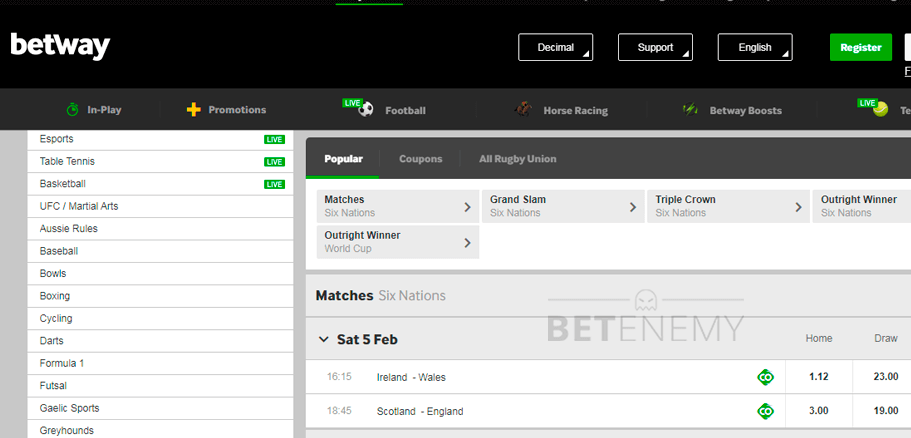 Betway Rugby League