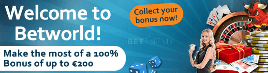 Betworld casino welcome bonus