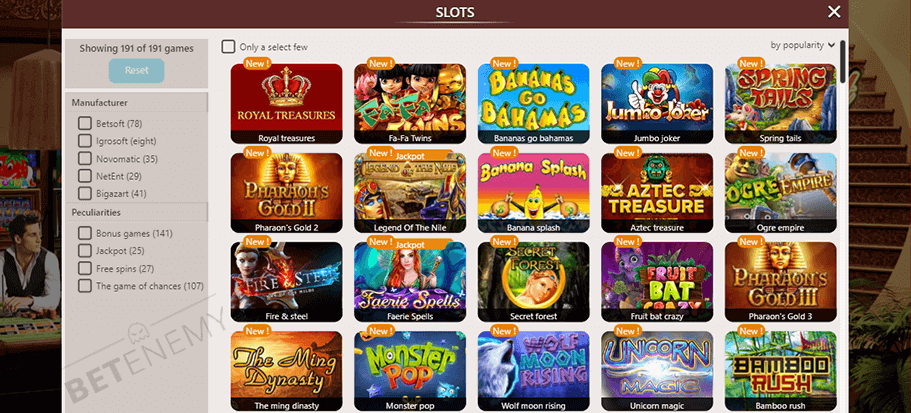 Big Azart Casino Games