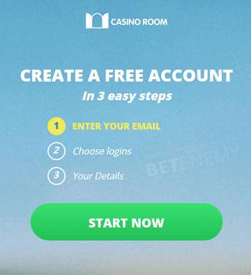 Casino Room bonus code enter