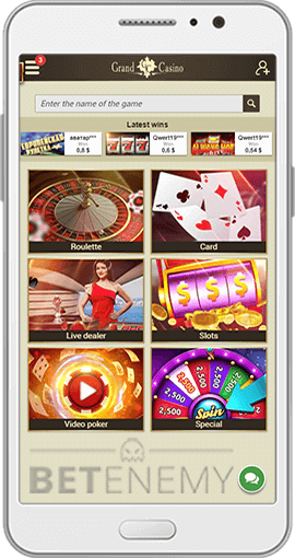 Grand Casino Mobile Version