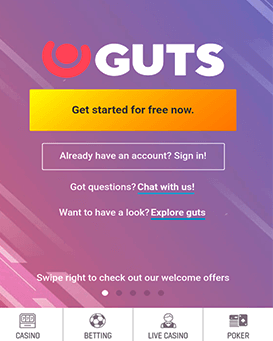 Guts mobile application