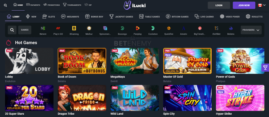 iLucki Casino Design
