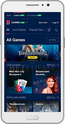 marathonbet casino mobile игровой автомат