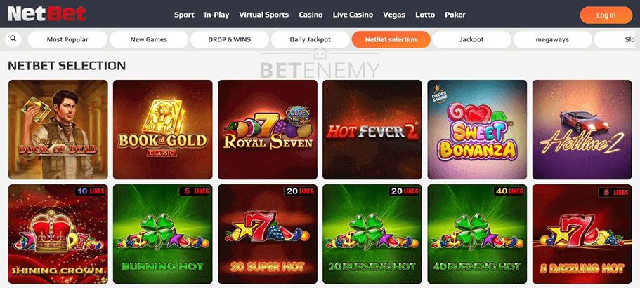 NetBet Casino Games