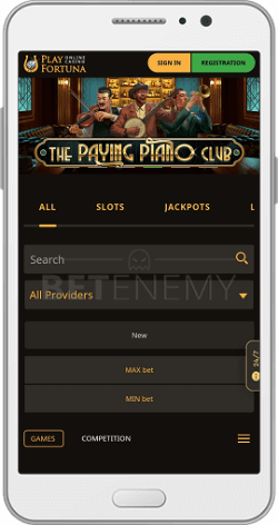 PlayFortuna mobile app