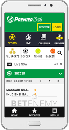 Premier Bet Android Sportsbook