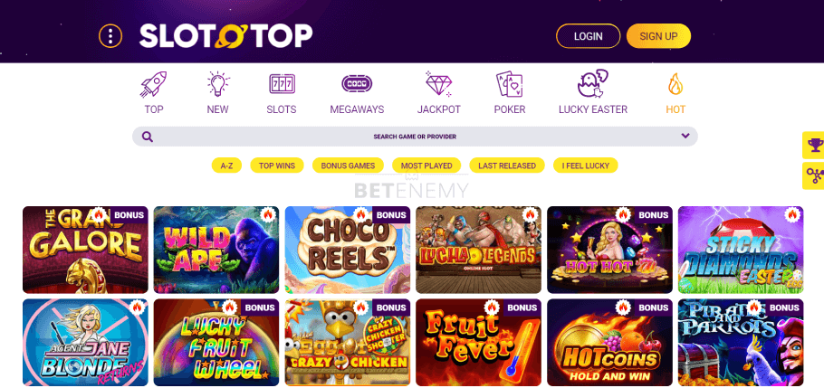 SlotoTop Casino Games