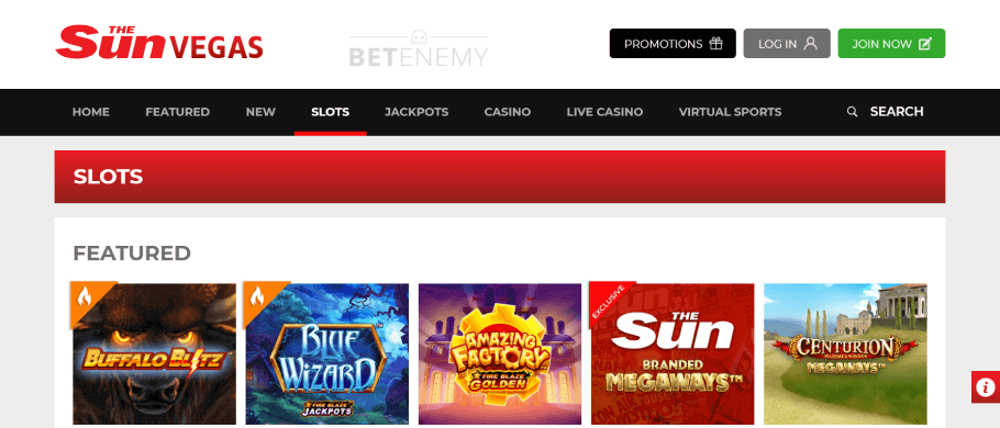 The Sun Vegas Casino Slots