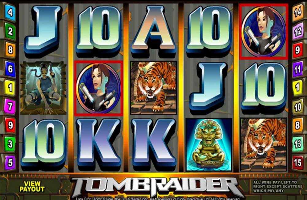 Tomb Raider Microgaming Logo
